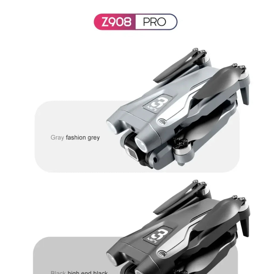 Drone Original Z908 Pro /MAX 8K ESC Professionnel 4K avec localisation par flux optique et évitement d'obstacles sur 3 côtés - Quadricoptère jouet