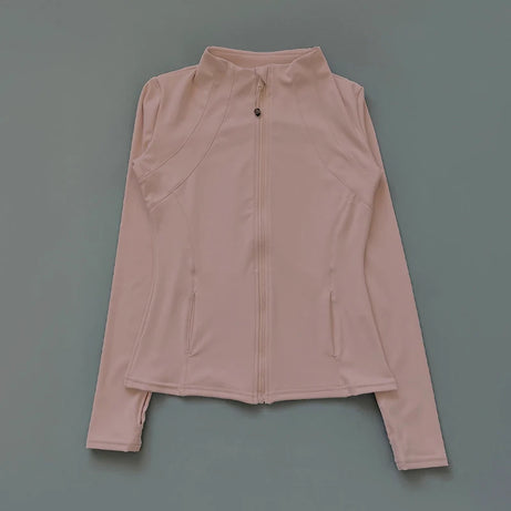 Vêtements de yoga coupe-vent, vêtements de sport pour femme, sweat-shirt à manches longues, veste de sport, haut d'entraînement pour femme, vêtements de sport