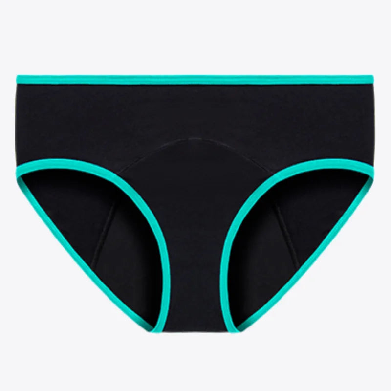 Lot de 3 culottes menstruelles pour femmes, anti-fuites, en coton, absorbantes, physiologiques, pour les règles.