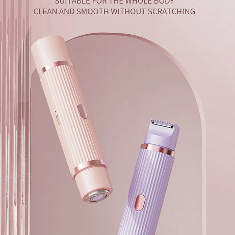 Rasoir électrique pour femme, tondeuse bikini, épilateur corporel, rasoir électrique pour l'épilation du maillot, des aisselles, des jambes et du visage