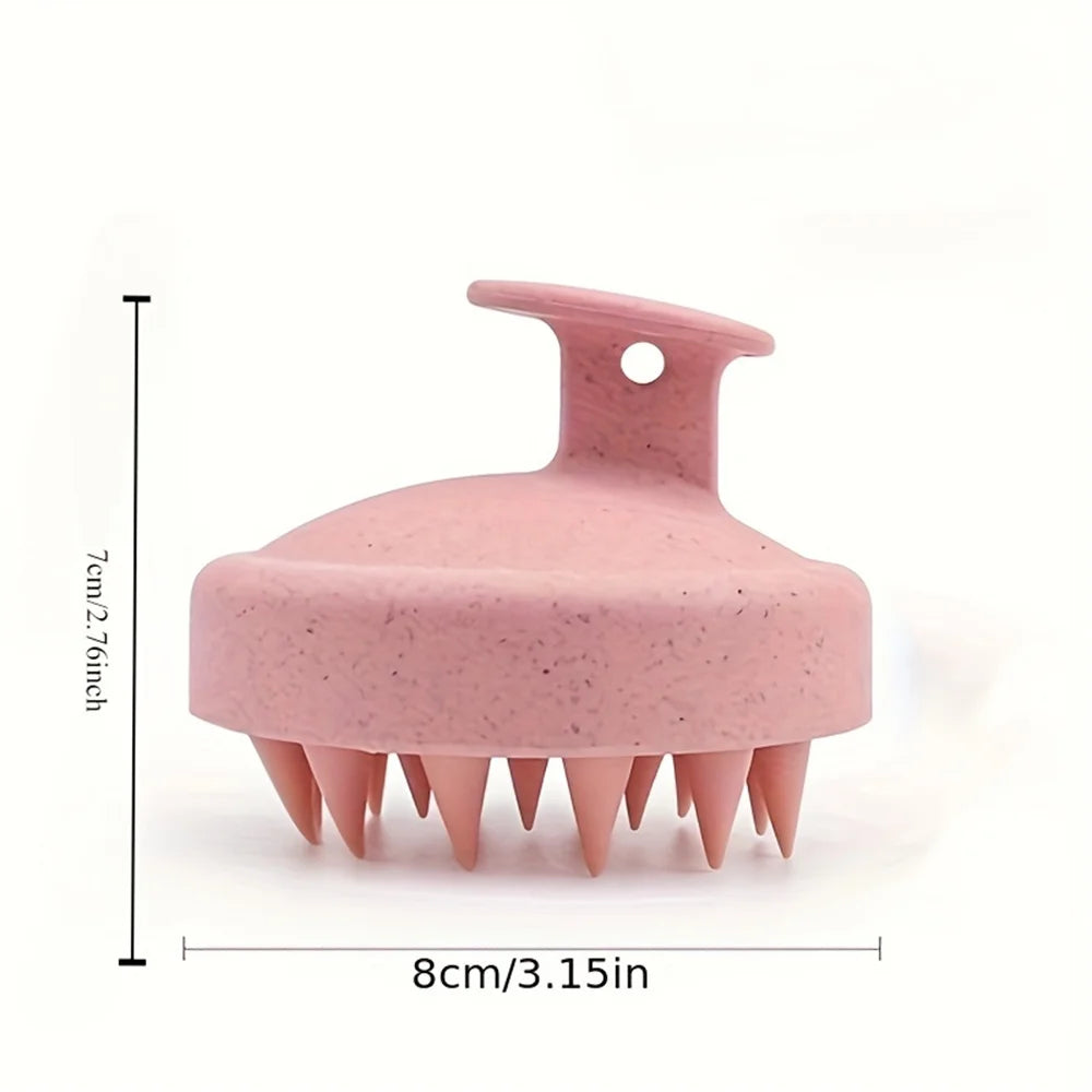 Scalp Massage Brush Silicone Shampoo Hair Washing Comb