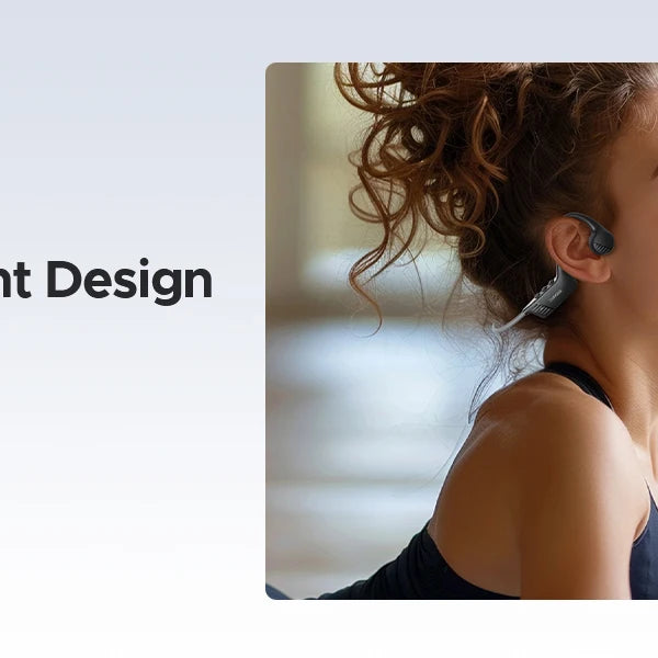 Écouteurs intra-auriculaires à conduction osseuse DOOGEE BoneBeat Run, sans fil, Bluetooth 5.4, étanches, pour la musique et les appels sportifs en extérieur