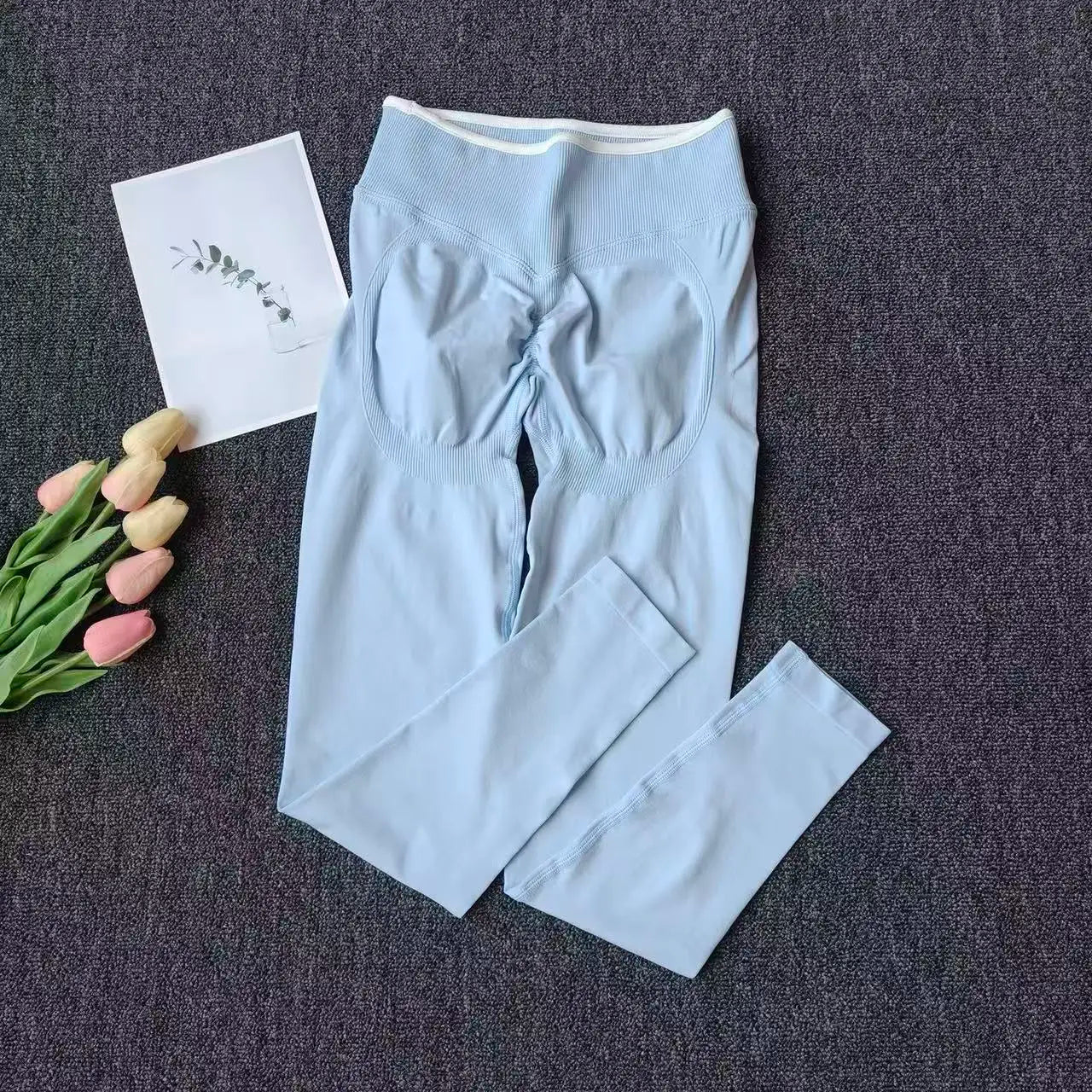 Pantalon de yoga effet fessier galbé, pantalon de fitness taille haute pour femme, legging moulant ultra-élastique à séchage rapide pour l'entraînement