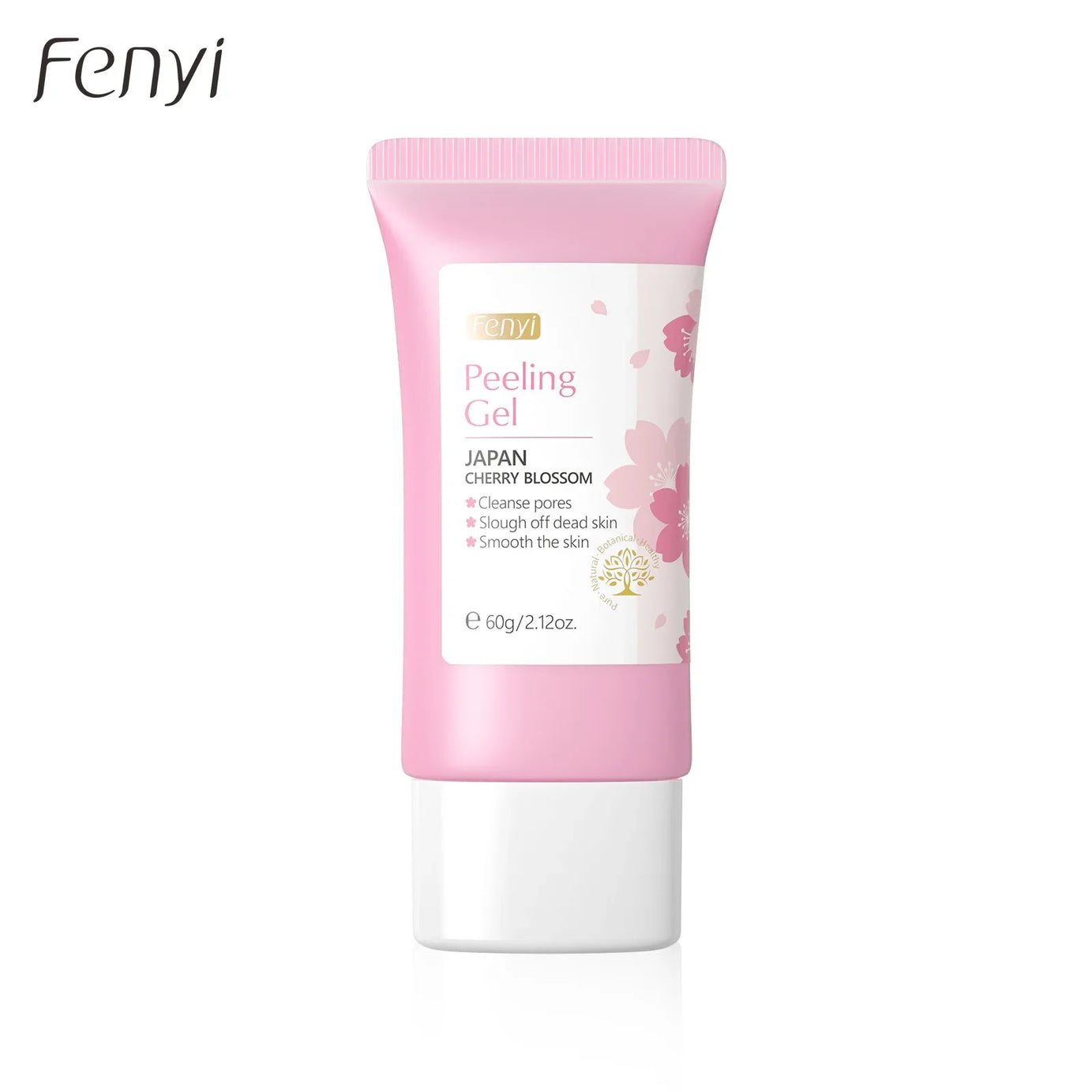Gel exfoliant nettoyant en profondeur Sakura pour le visage, soin éclaircissant et hydratant, gommage réparateur, 60 g