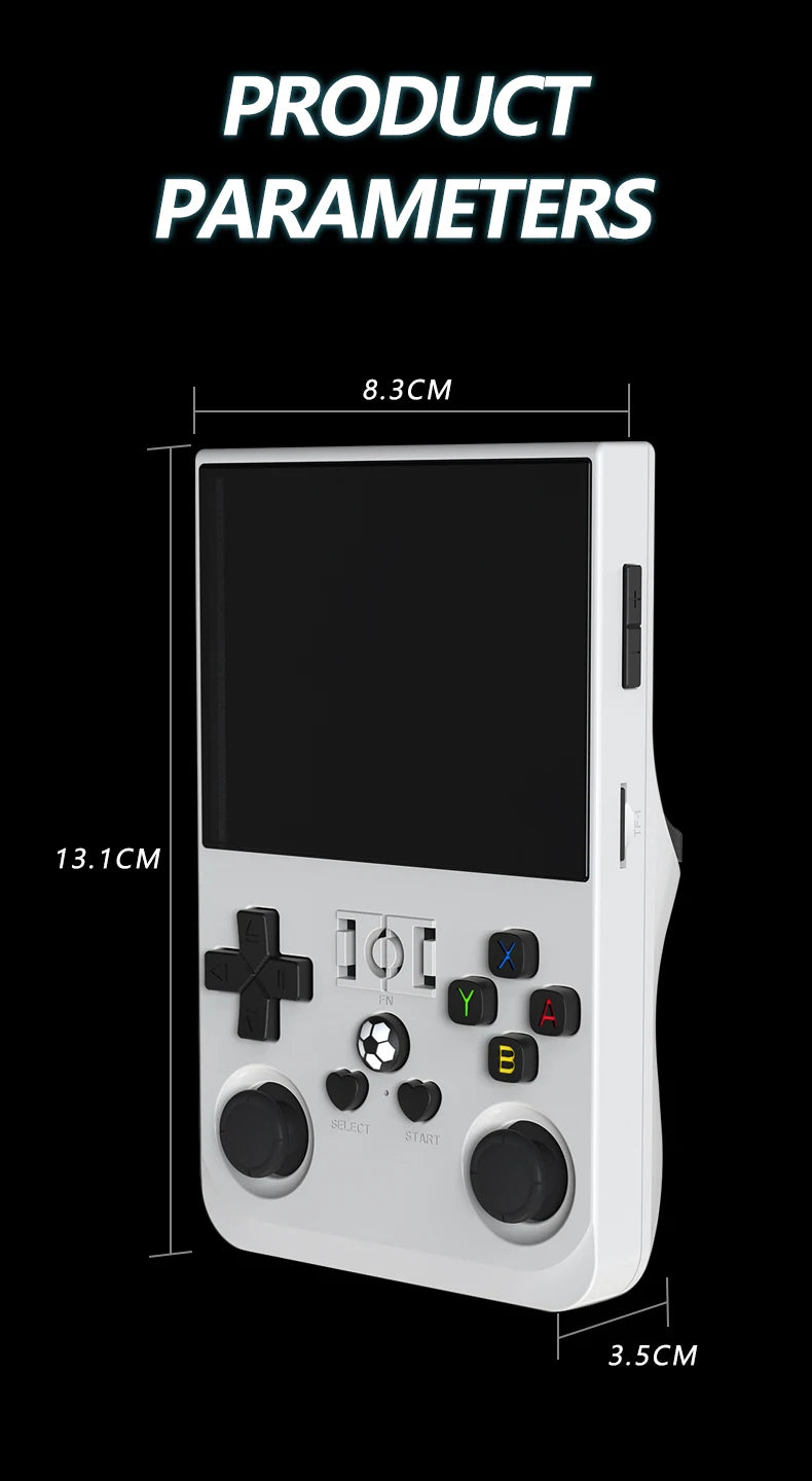 Console de jeux vidéo portable rétro R36 PRO (Open Source) sous Linux, écran IPS 3,5 pouces, 128 Go de stockage, jeux R36S