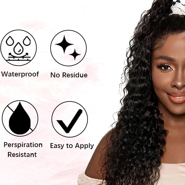LOCKMIO 60ML Spray de colle à séchage rapide et fondante pour dentelle, fixation longue durée, colle pour perruques en tulle, agent de fixation pour perruques de cosplay