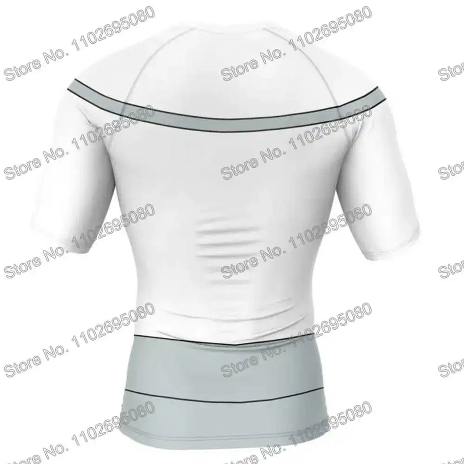Vêtements de surf Invincible 4 BJJ MMA Rash Guard Homme Manches Courtes T-shirt de plongée Maillot de bain moulant Combinaison de plage d'été Femme GYM