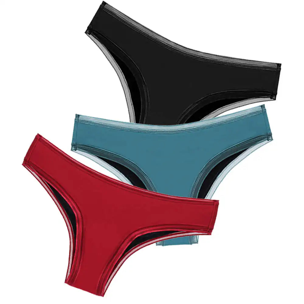 Culottes menstruelles respirantes, 4 couches, anti-fuites, en fibre de bambou, pour flux abondant, absorption rapide.
