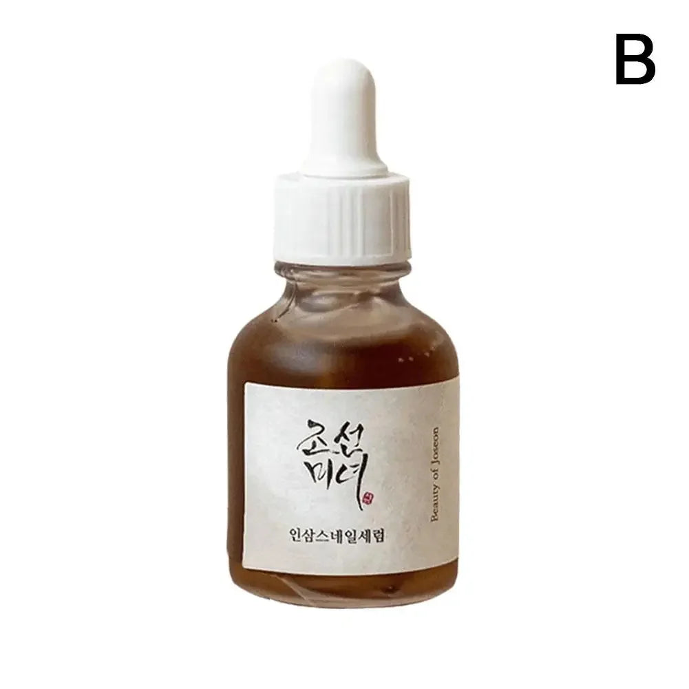 Coffret de soins coréens au riz Joseon et probiotiques : huile essentielle, protection solaire, lotion tonique rafraîchissante, crème hydratante pour le visage et les yeux.
