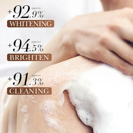 Savon visage moussant SADOER à la niacinamide et à l'arbutine, hydratant, éclaircissant et nettoyant en profondeur pour le corps et le visage. Savon artisanal.
