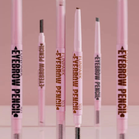 2 in1 Eyebrow pencil professional Cosmetics makeup for women 5 Colors Waterproof Eyebrow Tattoo brush Long Lasting eyebrow pen