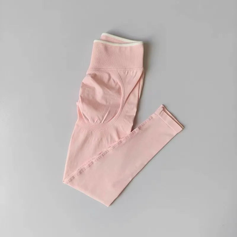 Pantalon de yoga effet fessier galbé, pantalon de fitness taille haute pour femme, legging moulant ultra-élastique à séchage rapide pour l'entraînement