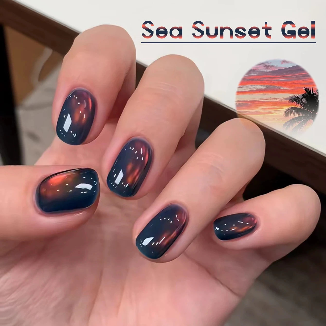 Vernis à ongles gel blanc effet œil de chat TC Flow Light (1 à 9 pièces) - Ultra brillant, semi-permanent, UV, effet miroir, aimant pour ongles