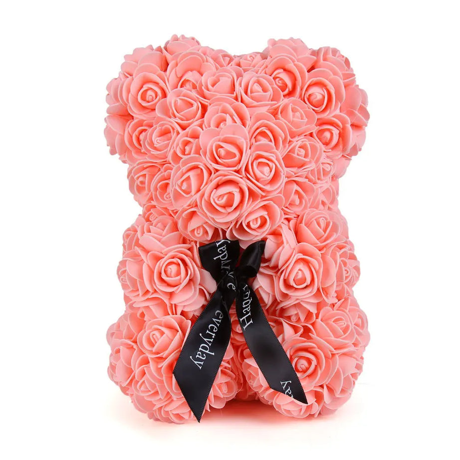 Rose Bear Gift Valentine's Day Wedding Decoration 19cm