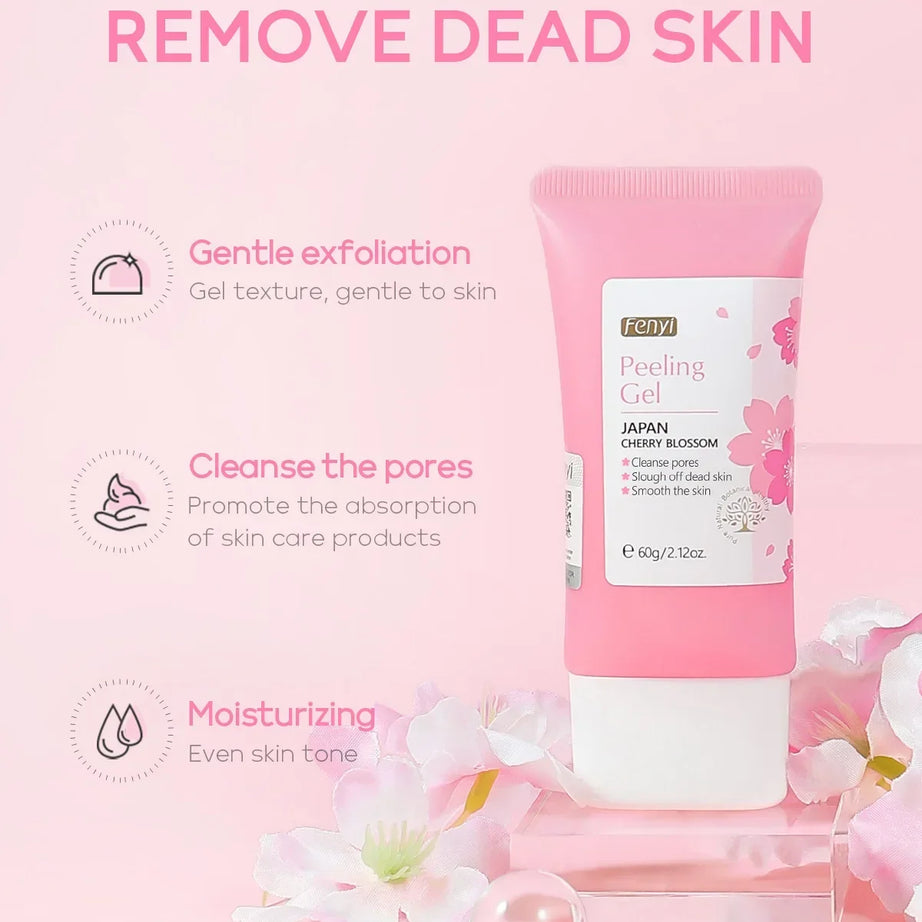 Gel exfoliant nettoyant en profondeur pour le visage, soin éclaircissant et hydratant, gommage réparateur, 60 g