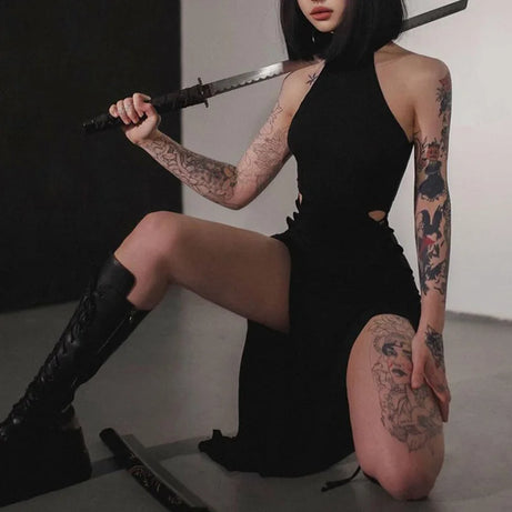Robe courte verte élégante à manches longues pour femme, style streetwear, collection automne 2024