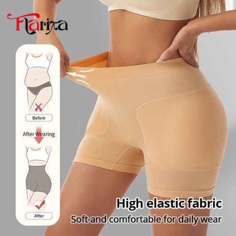 Braguitas moldeadoras Flarixa con realce de glúteos y almohadillas extraíbles para mujer. Shorts moldeadores de cadera. Ropa interior moldeadora para realzar las caderas.