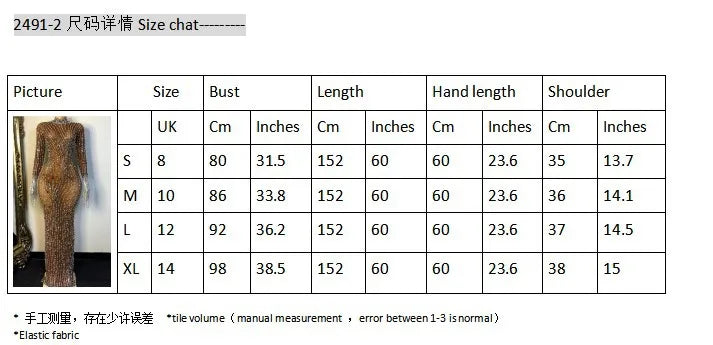 Sparkly Silver Big Rhinestone Transparent Long Dress Evening Birthday Celebrate Luxurious Costume Dancer Flashing Dress