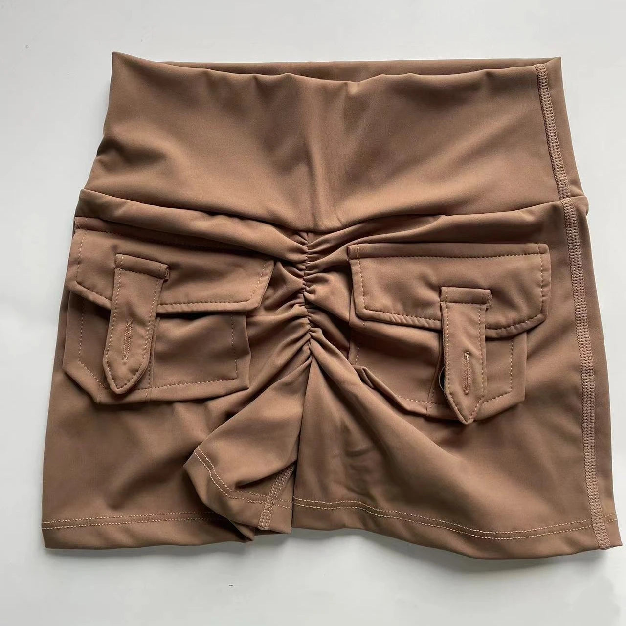 Short de fitness Peach Butt pour femme, pantalon cargo trois-quarts à séchage rapide avec poche, legging de yoga gainant pour l'été