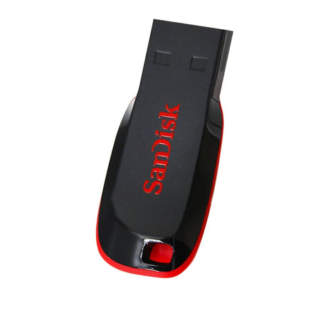 Clé USB SanDisk Cruzer Blade originale 16 Go, 32 Go, 64 Go, 128 Go, disque de stockage USB portable pour ordinateur