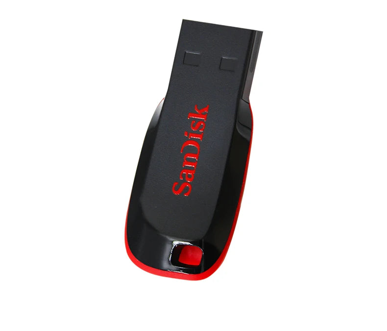 Clé USB SanDisk Cruzer Blade originale 16 Go, 32 Go, 64 Go, 128 Go, disque de stockage USB portable pour ordinateur