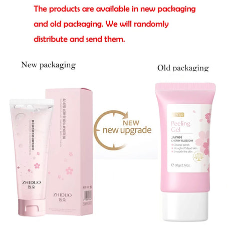 Gel exfoliant nettoyant en profondeur pour le visage, soin éclaircissant et hydratant, gommage réparateur, 60 g