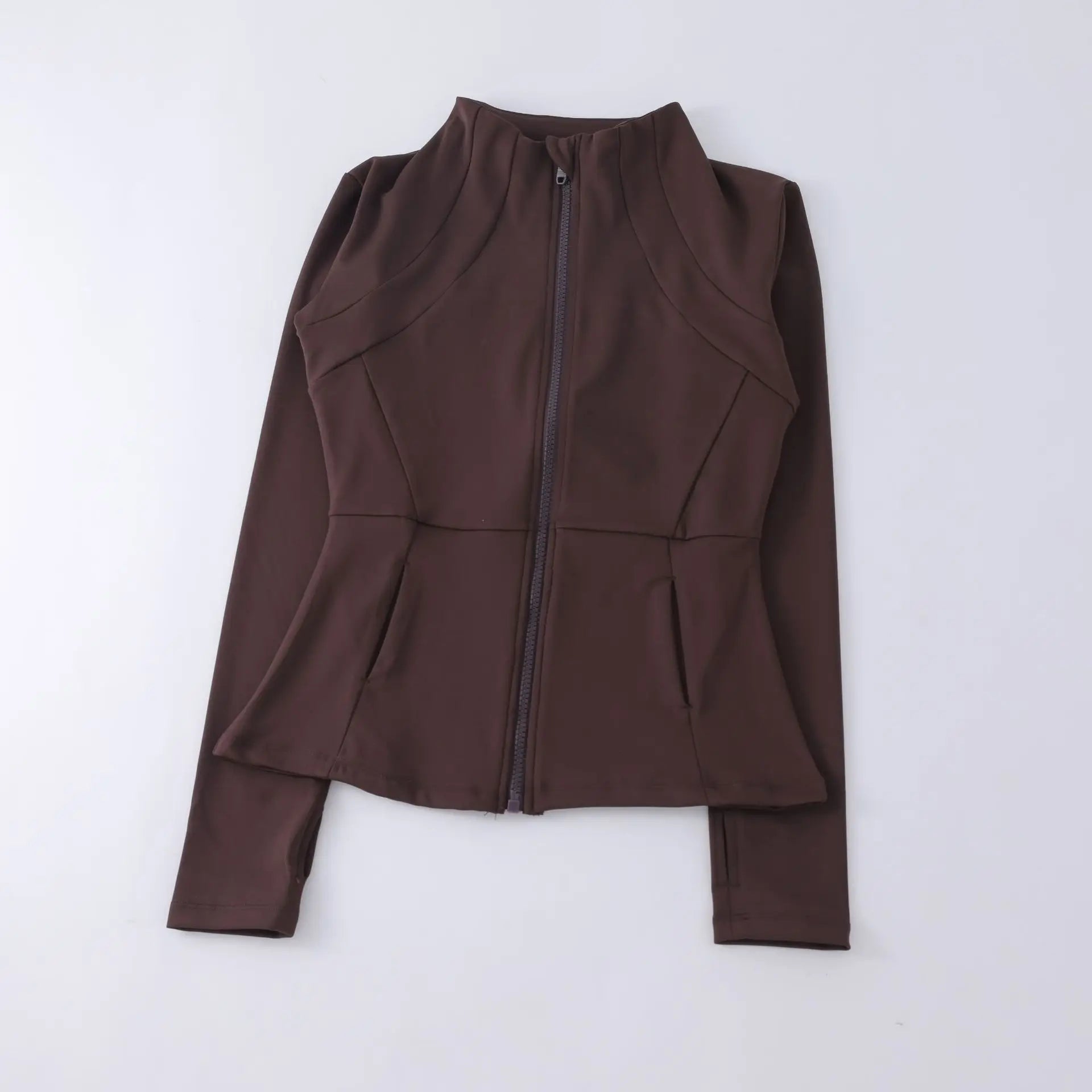 Vêtements de yoga coupe-vent, vêtements de sport pour femme, sweat-shirt à manches longues, veste de sport, haut d'entraînement pour femme, vêtements de sport