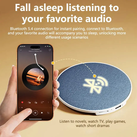 Aide au sommeil par haut-parleur d'oreiller à ultrasons, son dynamique haute qualité, enceinte Bluetooth papillon 2026
