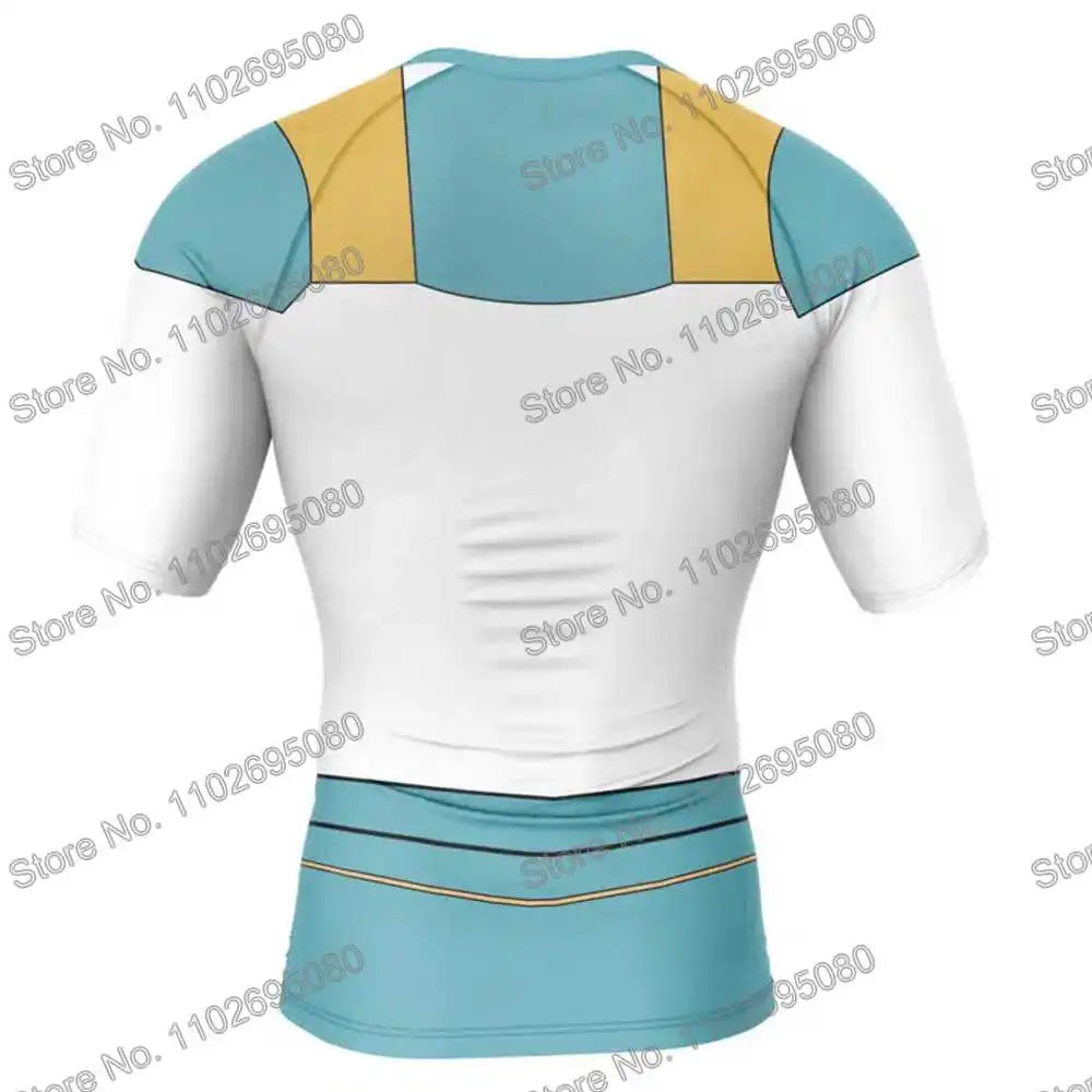 Vêtements de surf Invincible 4 BJJ MMA Rash Guard Homme Manches Courtes T-shirt de plongée Maillot de bain moulant Combinaison de plage d'été Femme GYM