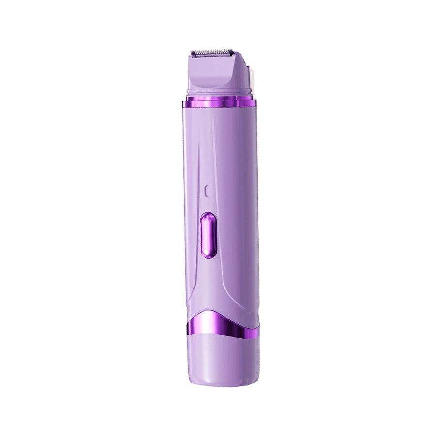 Rasoir électrique 2 en 1 pour femmes, épilation indolore, tondeuse corporelle rechargeable, épilateur pour aisselles et moustache