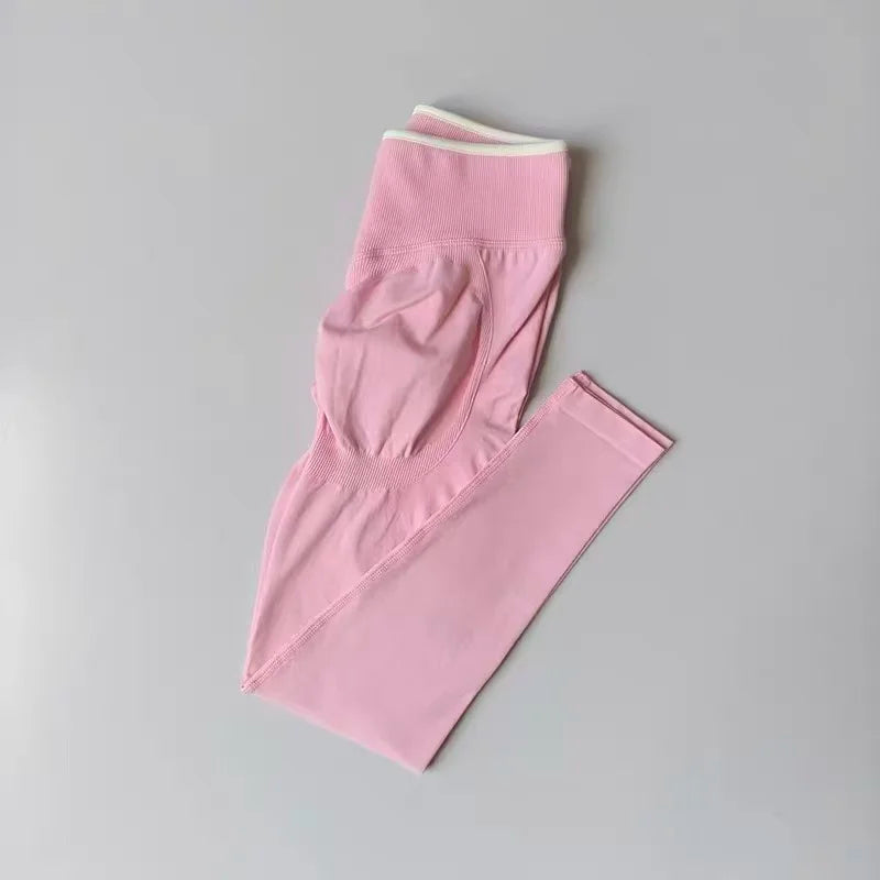 Pantalon de yoga effet fessier galbé, pantalon de fitness taille haute pour femme, legging moulant ultra-élastique à séchage rapide pour l'entraînement