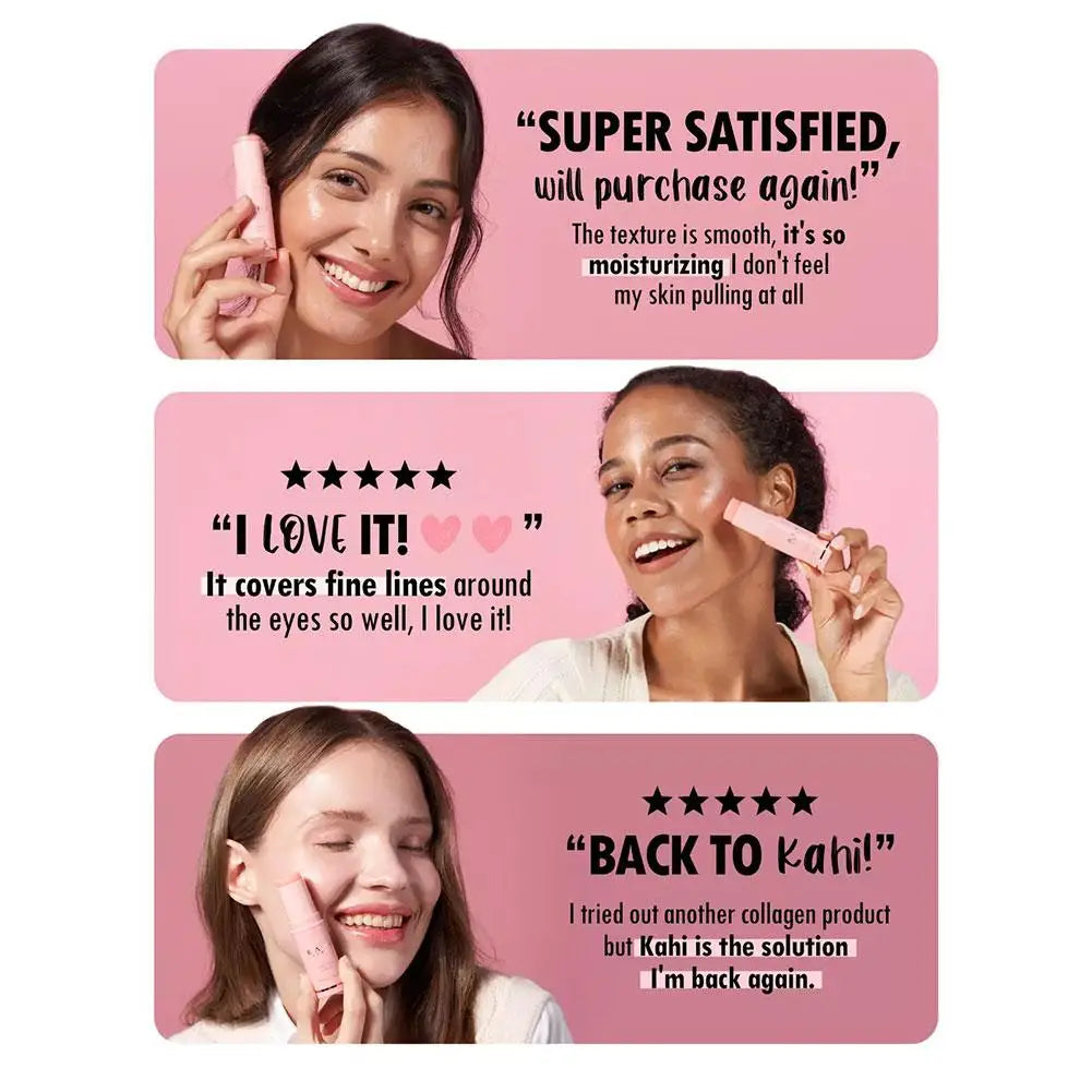 Baume visage multi-usages KAHI anti-rides, crème au collagène, cosmétique coréenne