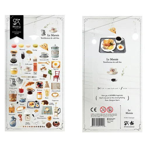 Autocollants Suatelier Foods, scrapbooking esthétique, jolis stickers pour carnets de voyage, décorations coréennes, agendas et fournitures de loisirs créatifs.