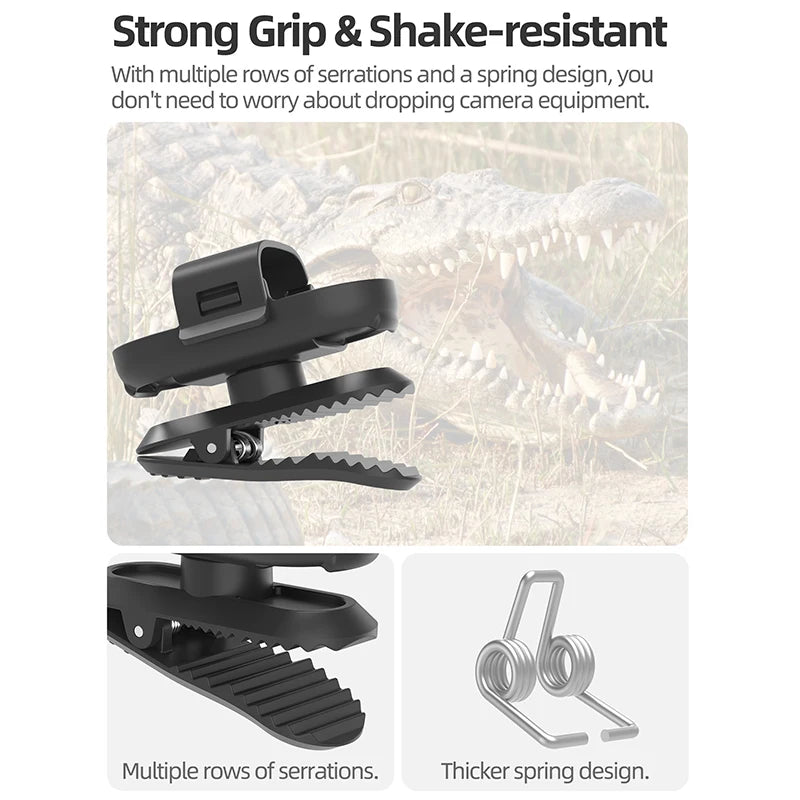 Support de fixation pour sac à dos avec clip de suspension rotatif à 360° pour caméra sportive Insta360 Go 3S/Go 3. Accessoires pour caméra Insta360 Go 3S.