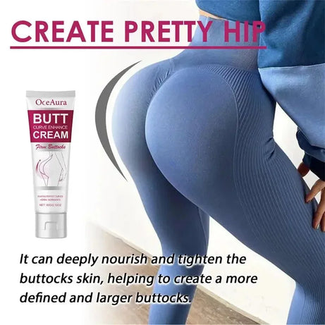 Crème liftante pour les fesses, les hanches et la poitrine, massage pour une croissance plus ferme et repulpante, prévient l'affaissement des seins, pour des fesses plus volumineuses, raffermies et galbées.