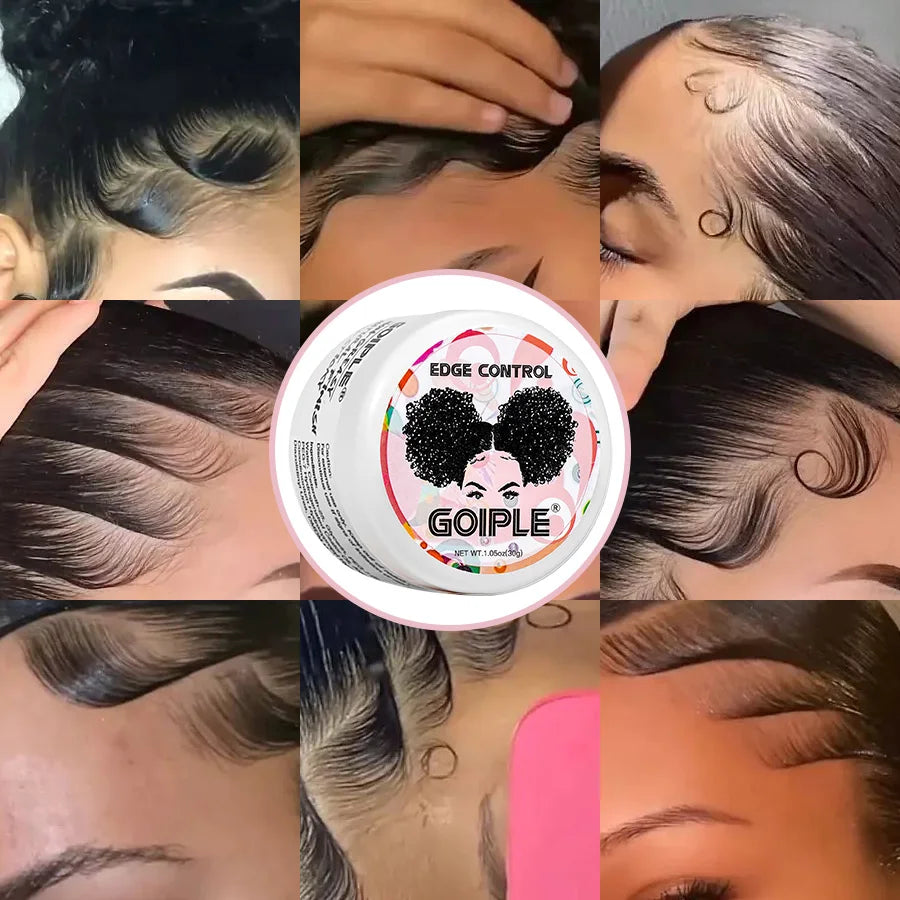Spray fondant à séchage rapide, imperméable et puissant, dissolvant pour colle à perruque, cire lissante en bâtonnet, gel ou outil pour contrôler les frisottis et la ligne des cheveux.