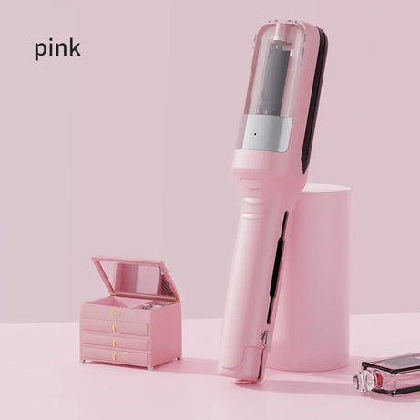 Coupe-pointes automatique professionnelle sans fil pour femmes, idéale pour les cheveux secs, abîmés et cassants.