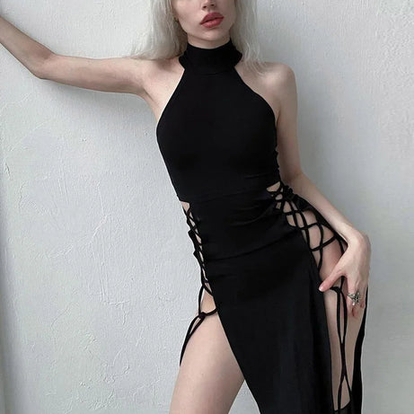 Robe courte verte élégante à manches longues pour femme, style streetwear, collection automne 2024