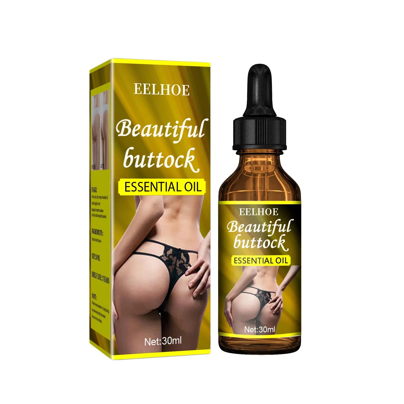 Huile essentielle pour augmenter le volume des fesses, rehausser les fesses, raffermir les hanches, repulper les seins, soins du corps sexy