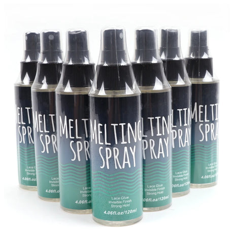 Spray de fusion de dentelle 120 ml, colle en spray pour perruques en dentelle, finition invisible et résistante.