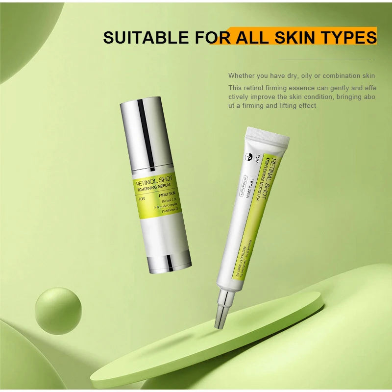 Crème contour des yeux hydratante et raffermissante au rétinol coréen, sérum liftant et raffermissant à la vitamine A pour le visage, atténue les ridules