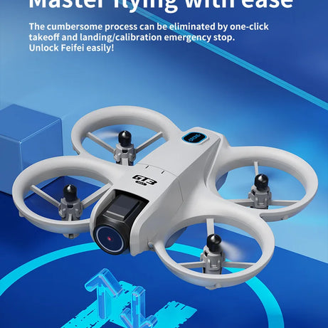 Drone GT3 MAX 2025 - 8K HD 4,3" - Télécommande - Mode sans tête - Hélicoptère - Flip 360° - Quadricoptère - Jouet - Mini drone - Cadeau pour enfant