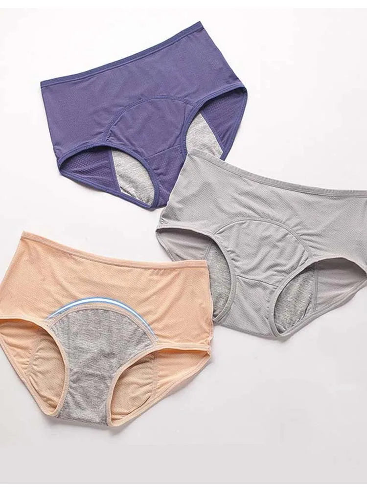 Culottes menstruelles anti-fuites, culottes physiologiques, sous-vêtements féminins, confortables et imperméables pour les règles