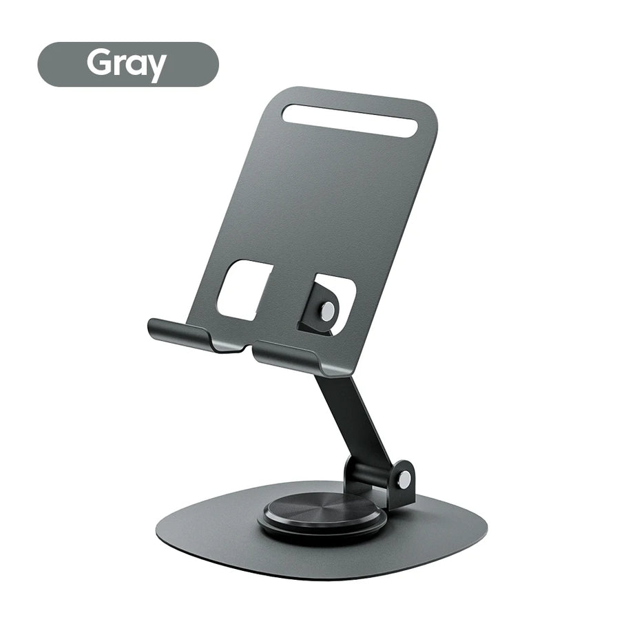 Support de téléphone portable rotatif Olaf pour table, compatible iPad, Samsung et iPhone 15, 14 et 13 pouces.