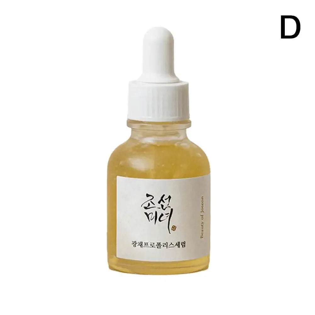 Coffret de soins coréens au riz Joseon et probiotiques : huile essentielle, protection solaire, lotion tonique rafraîchissante, crème hydratante pour le visage et les yeux.