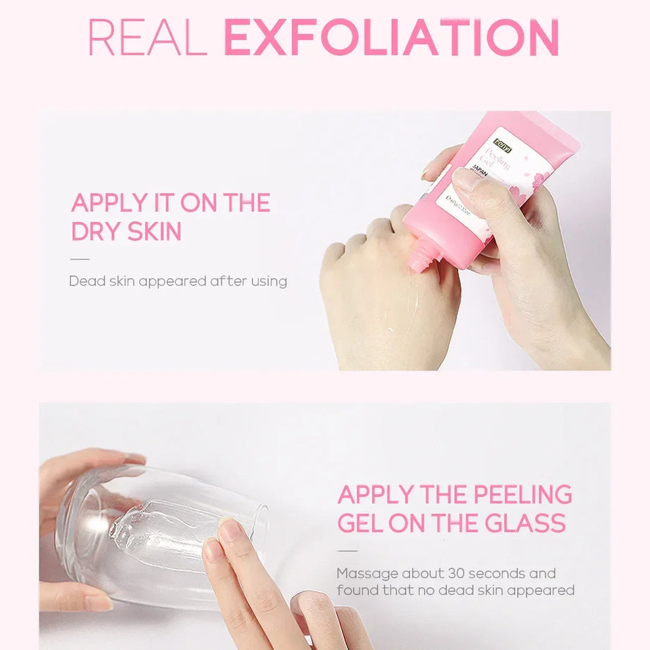 Gel exfoliant nettoyant en profondeur pour le visage, soin éclaircissant et hydratant, gommage réparateur, 60 g
