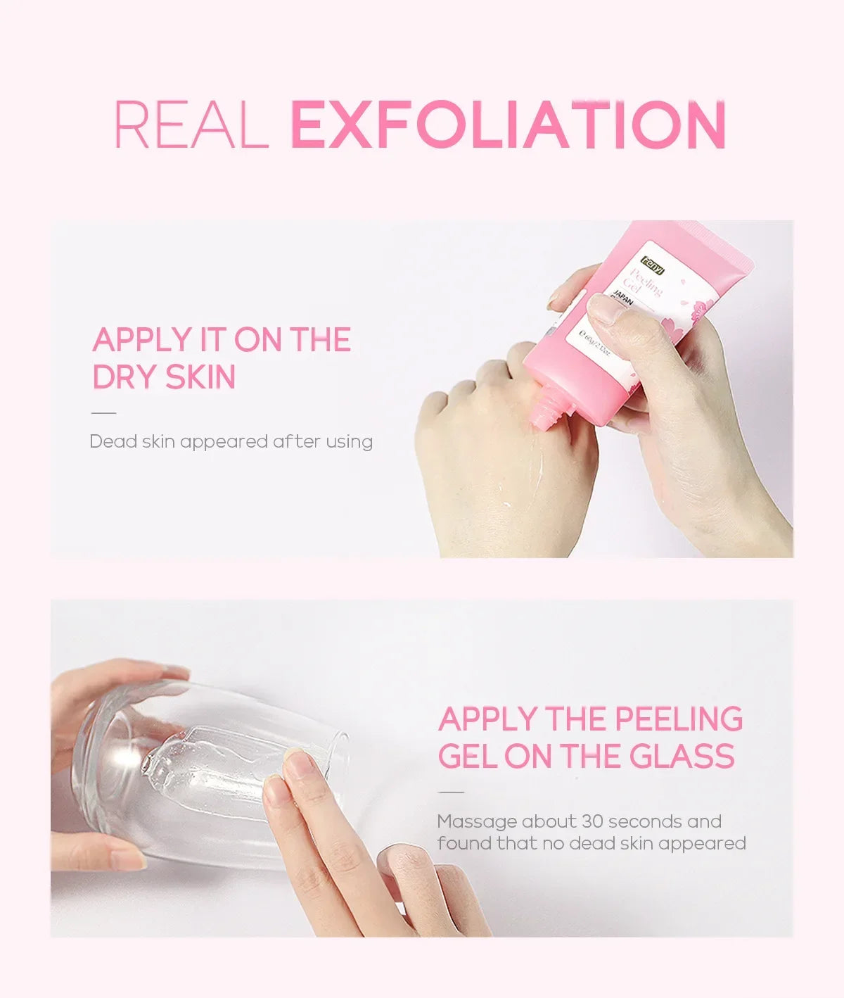 Gel exfoliant nettoyant en profondeur pour le visage, soin éclaircissant et hydratant, gommage réparateur, 60 g