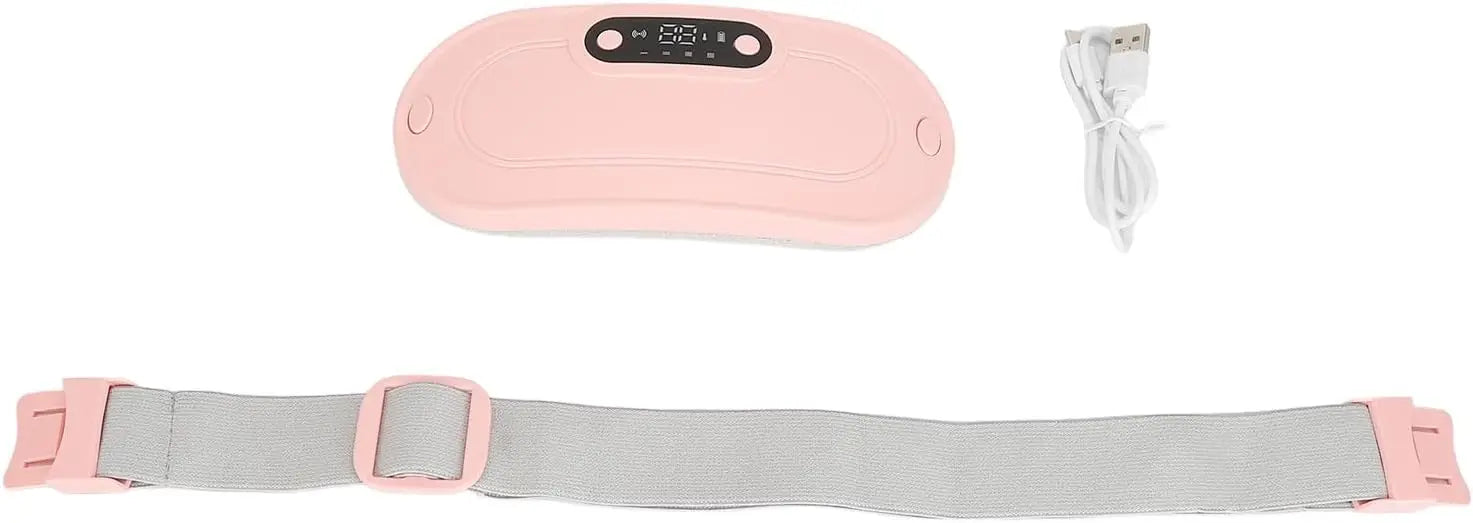 Heating Pad for Period Cramps, 5000 mAh Large Capacity, 5-10h Working Time, Portable Cordless Menstrual Heating Pad with 3Heat L