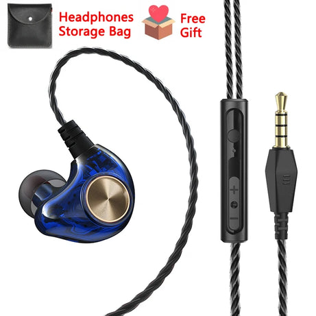 Écouteurs filaires Extra Bass avec microphone et prise jack 3,5 mm, style Noodles, pour Samsung