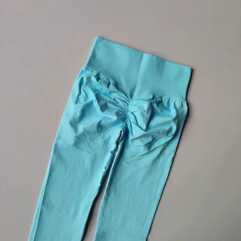 Leggings de yoga taille haute pour femme, sans coutures, effet push-up, pour le sport, le fitness et la course à pied, gainants et ultra-élastiques.